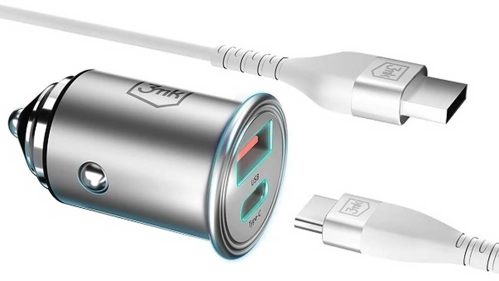 3MK Įkroviklis SAM HYPER CAR CHARGER 30W