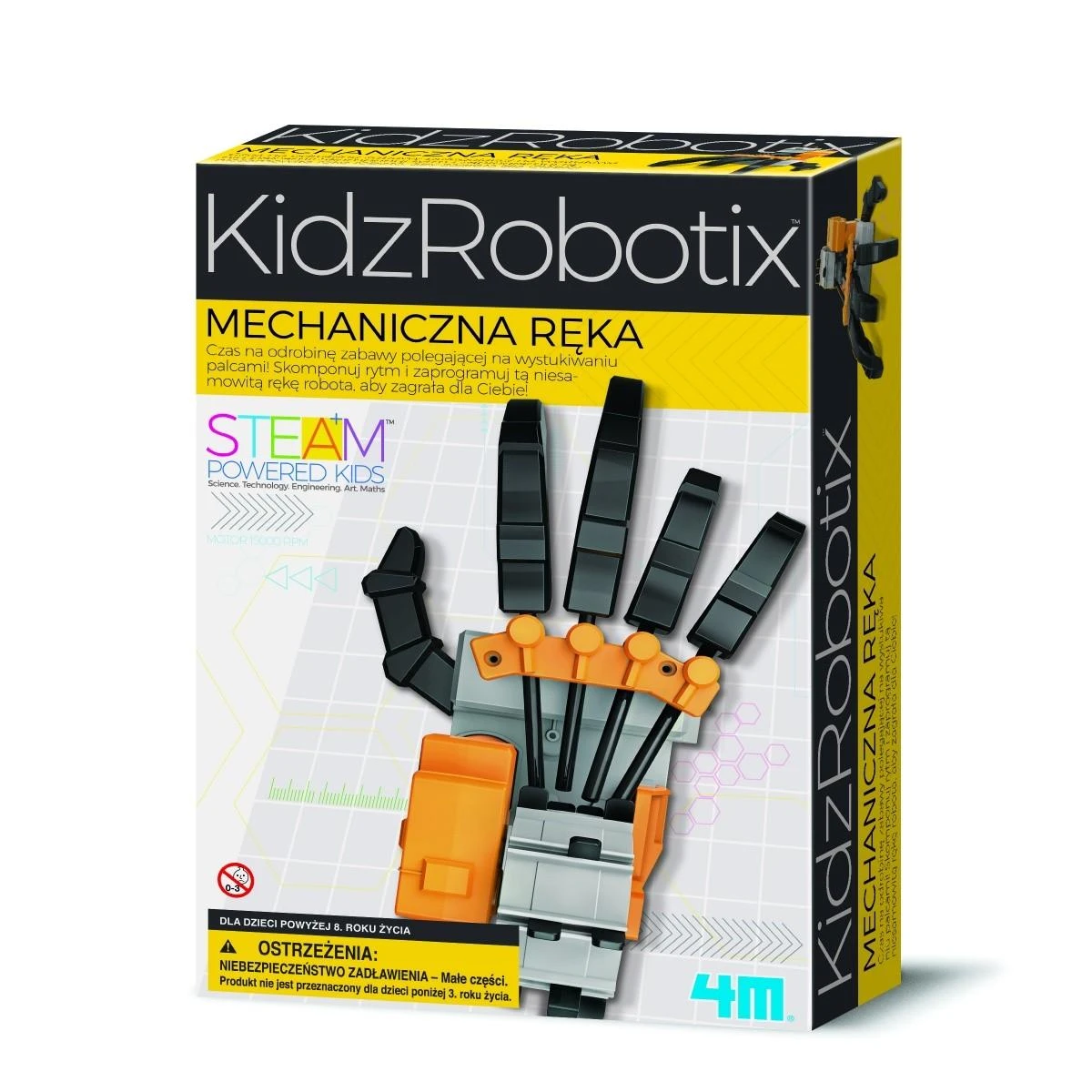 4M KidzRobotix Rinkinys „Motorizuota roboto ranka“