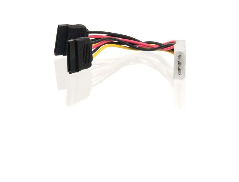 Maitinimo laidas 4World Molex-2xSata 15c