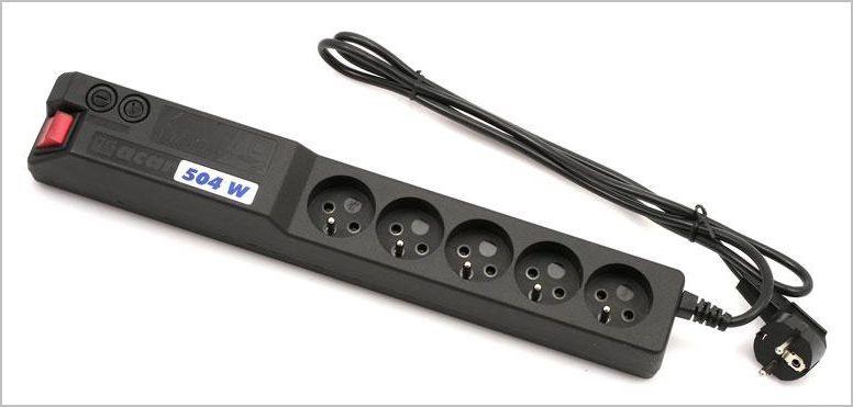 hsk data ACAR 504 W Juodas 5 AC outlet(s) 230 V 1.5 m
