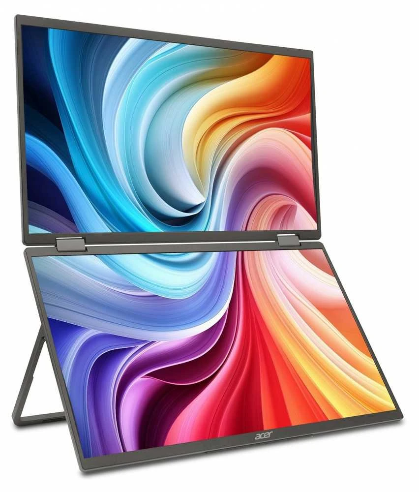 Monitorius Acer | PD163QBMIUUX PD3 Series | 16 " | IPS | 16:9 | 60 Hz | 8 ms | 1920 x 1080 pikselių | 250 cd/m² | HDMI jungtys quantity 1 | Juodas