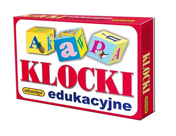 Adamigo 12 dalių edukacinės kaladėlės 03679