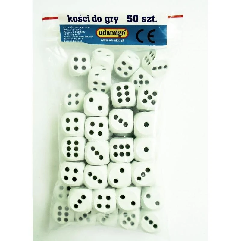 Adamigo Dice 50 vnt - G-6410 - G-6410