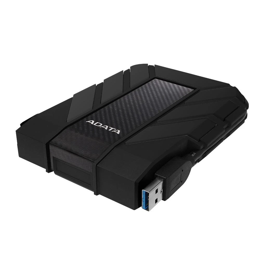 ADATA HD710P | 1000 GB | 2,5 " | USB 3.1 (atgalinis suderinamas su USB 2.0) | Juodas | 1.HD710 Pro atsparumo dulkėms ir vandeniui įvertinimai taikomi tik tada, kai USB prievado dangtelis yra tvirtai uždarytas. 2. Suderinamumas su konkrečiais pagrindiniais įrenginiais gali skirtis ir gali būti paveiktas sistemos 3. Norint prisijungti per USB 2.0, reikia prijungti du USB jungtys, kad būtų pakankamai maitinimo.