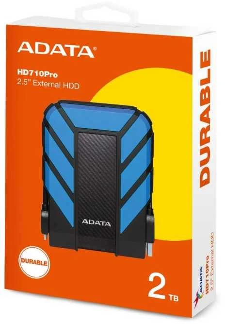 Kietasis diskas Išorinis diskas Adata HD710 Pro USB 3.1 2TB Mėlynas