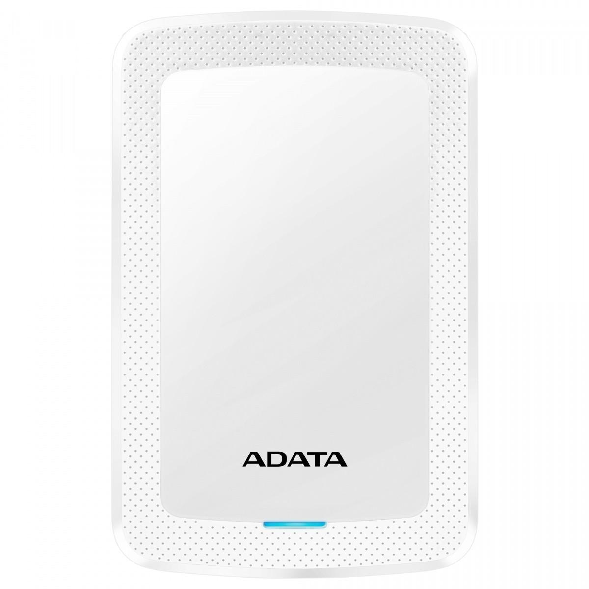 Išorinis kietasis diskas Adata HV300 1TB, 2.5", USB 3.1, Baltas