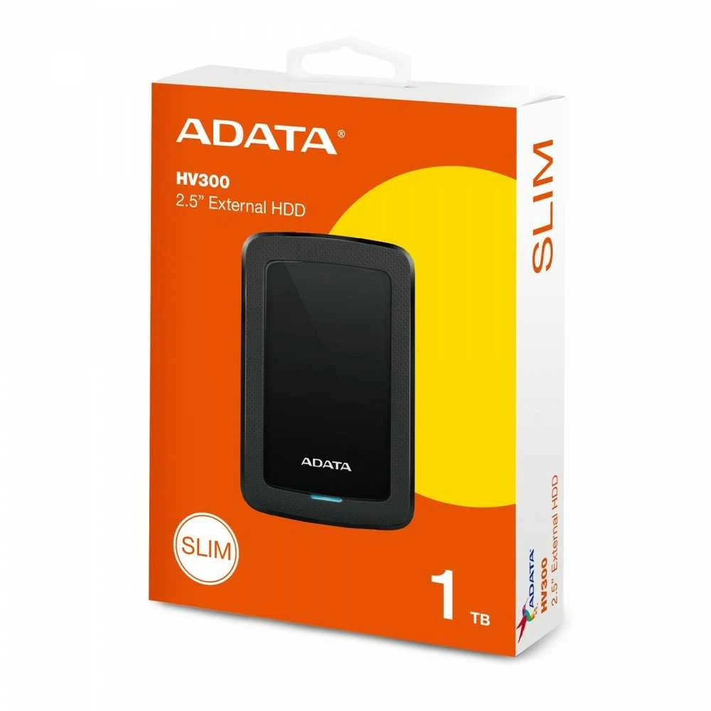 ADATA HV300 AHV300-1TU31-CBK 1000 GB, 2.5 ", USB 3.1, Juodas