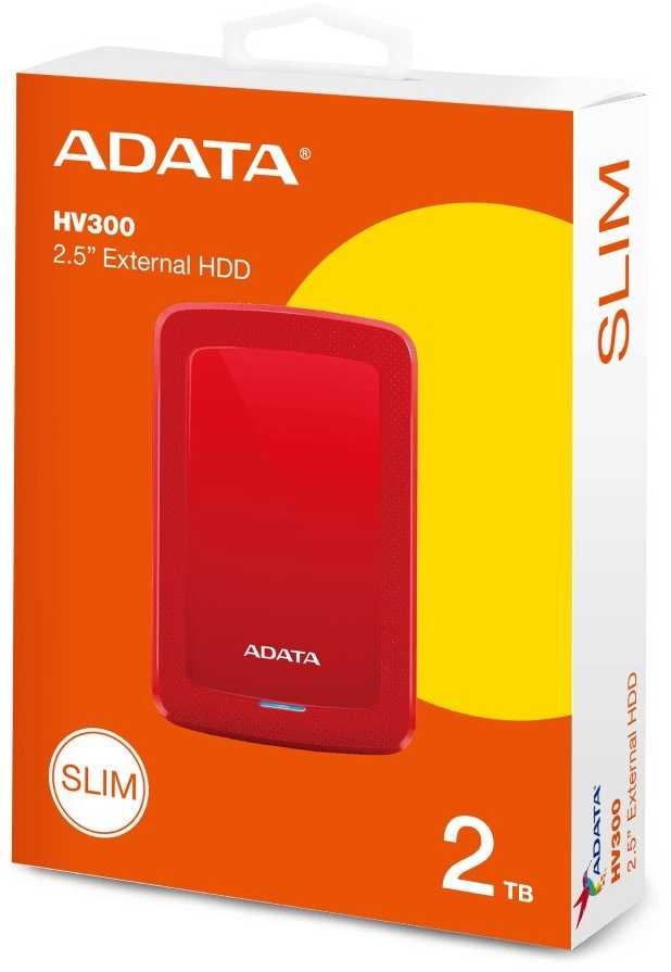 Kietasis išorinis diskas Adata HV300 2.5" 2TB USB 3.1