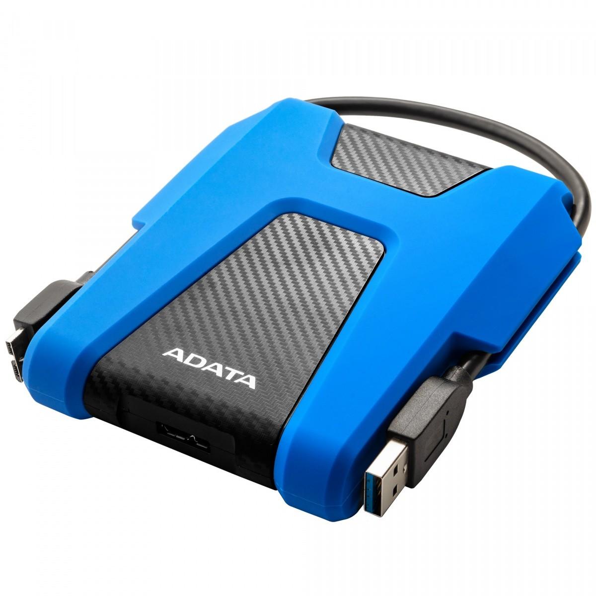 Kietasis diskas Išorinis diskas ADATA HDD HV680 1TB 2,5'' USB3.0 - mėlynas