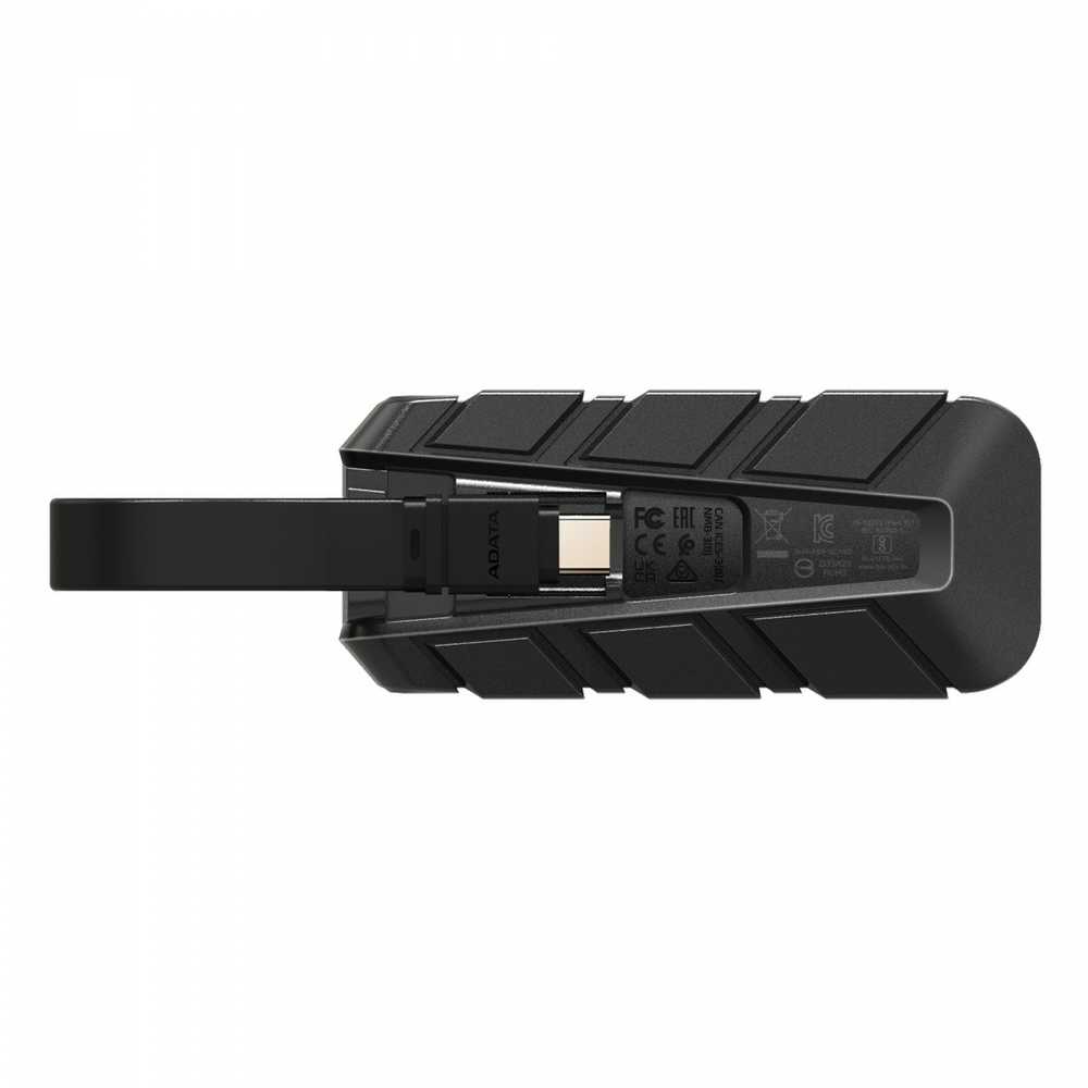 ADATA SC740 Išorinis kietasis diskas SSD 2 TB, Externe SSD - juodas/mėlynas, USB-C 3.2 Gen 2 (10 Gbit/s)
