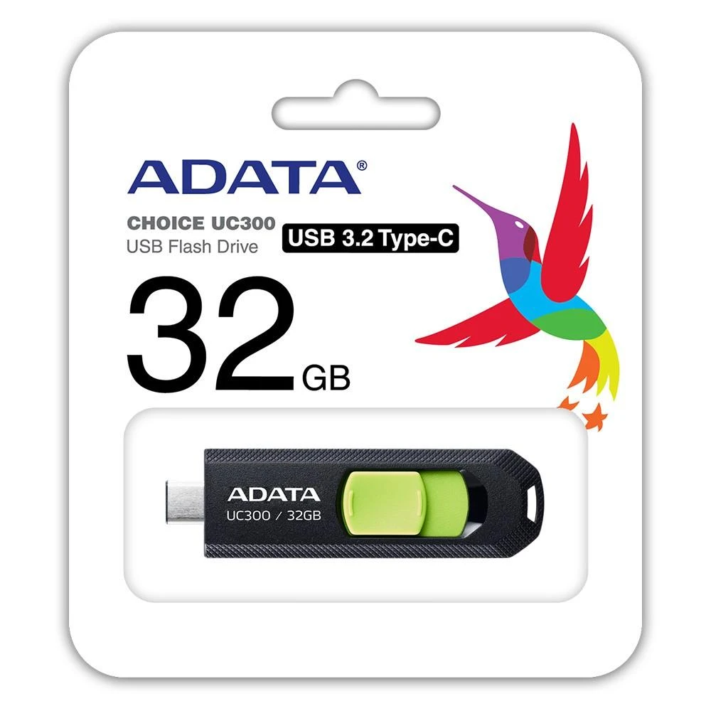 ADATA DUOMENYS | „FlashDrive“ | UC300 | 32 GB | USB 3.2 Gen 1 | Judas
