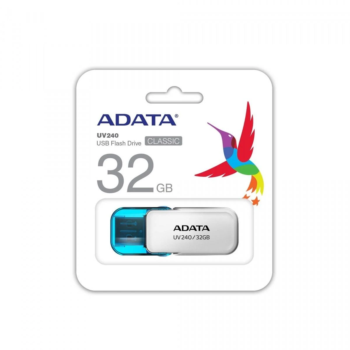 ADATA | UV240 | 32 GB | USB A tipo | Balta