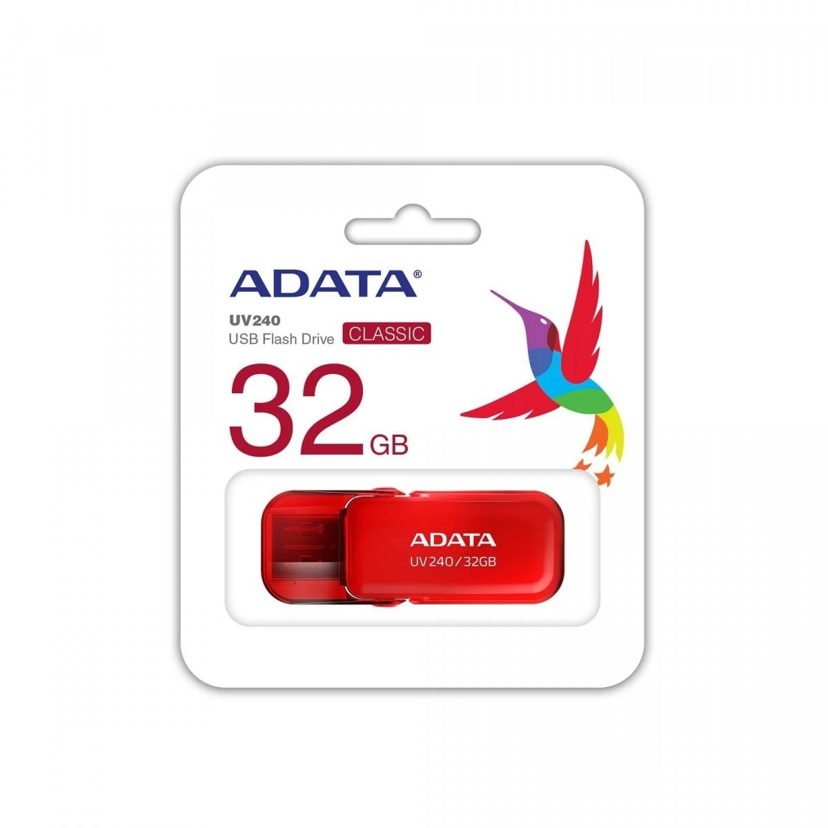 ADATA | UV240 | 32 GB | USB Type-A | Raudona
