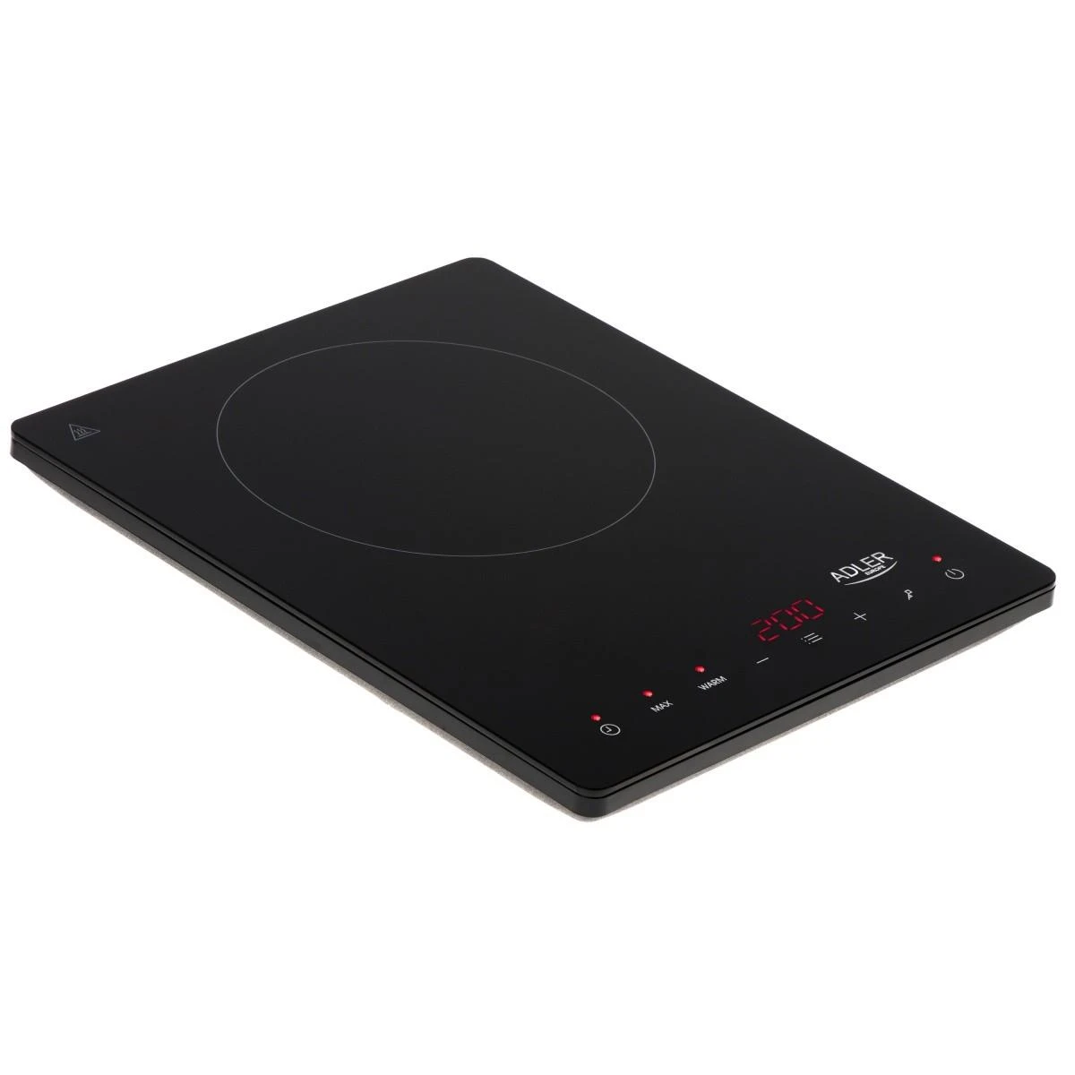 Adler | Hob | AD 6513 | Number of burners/cooking zones 1 | LCD Ekranas | Induction | Juodas