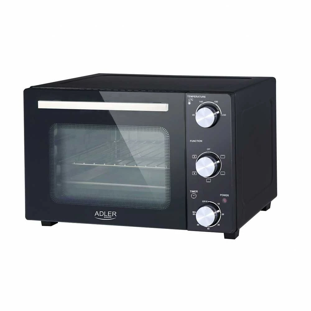 Mikrobangų krosnelė Adler elektrinė orkaitė | AD 6024 | 22 L | 1300 W | Juodas