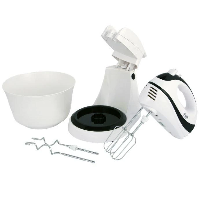 Virtuvinis kombainas Adler | Mixer | AD 4206 | Mixer with bowl | 300 W | Greičių skaičius 5 | Turbo mode | Baltas
