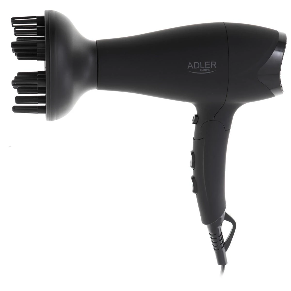 Adler | Plaukų džiovintuvas | AD 2267 | 2100 W | Number of temperature settings 3 | Diffuser nozzle | Juodas