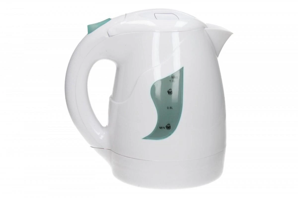 Adler AD 08 Standartinis virdulys, Plastikas, Baltas, 850 W, 1 L, 360° sukamasis pagrindas