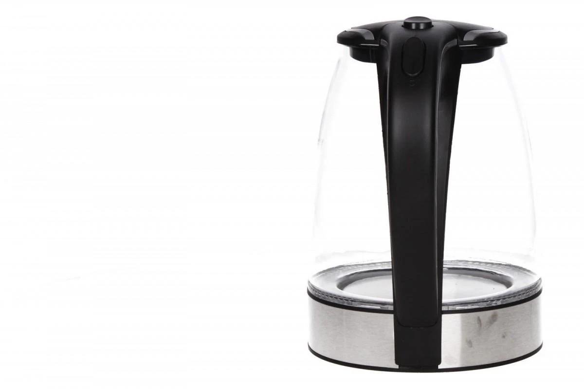 Adler | Virdulys | AD 1225 | Standard | 2000 W | 1.7 L | Glass | 360° rotational base | Nerūdijantis plienas/Transparent