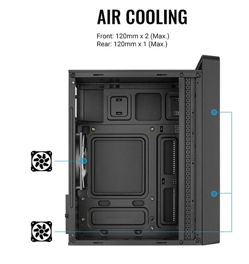 AEROCOOL PGS CS-109-G-BK-v1 FRGB - dėklas