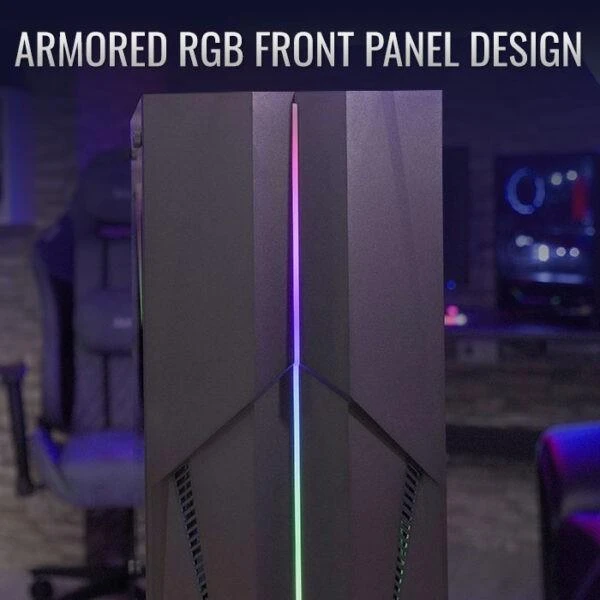 AEROCOOL PGS MECHA-G-BK-v2 ARGB Juodas Mid Tower PC dėklas