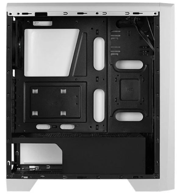 AEROCOOL AEROPGSCYLON-WH PC dėklas ATX be maitinimo šaltinio Aerocool CYLON RGB - USB3.0 Baltas