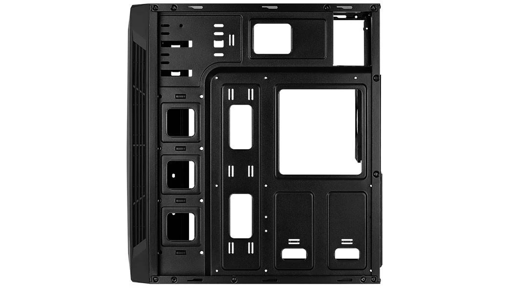 AEROCOOL AEROPGSSPLIT-A-BKRGB kompiuterio dėklas ATX Aerocool SPLIT RGB USB 3.0 - RGB STRIP 1x120mm VENTILIATORIUS