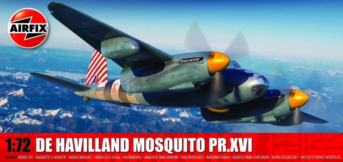 Airfix De Havilland Mosquito PR.XVI 1/72 plastikinis modelis (A04065)