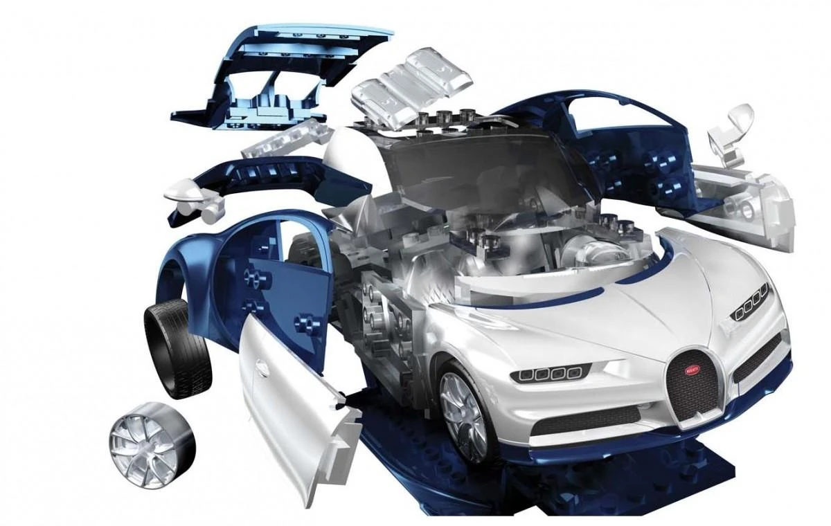 Airfix Quickbuild Bugatti Chiron – surenkamas modelis be klijų, 44 d.