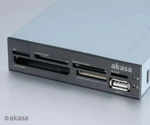 Atminties kortelė Akasa AK-ICR-07 Internal 6-Port Card Reader 3,5 – juodas