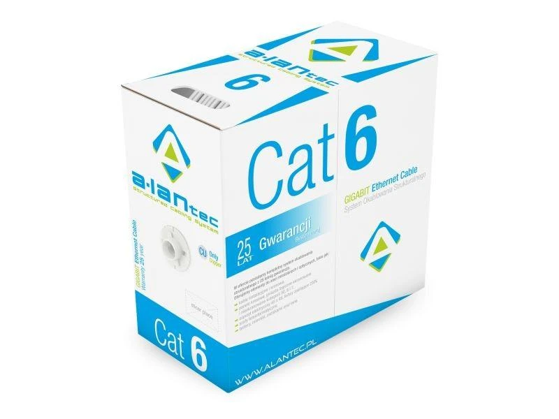 Alantec Tinklo Kabelis - A-LAN 305 m Cat6 U/UTP