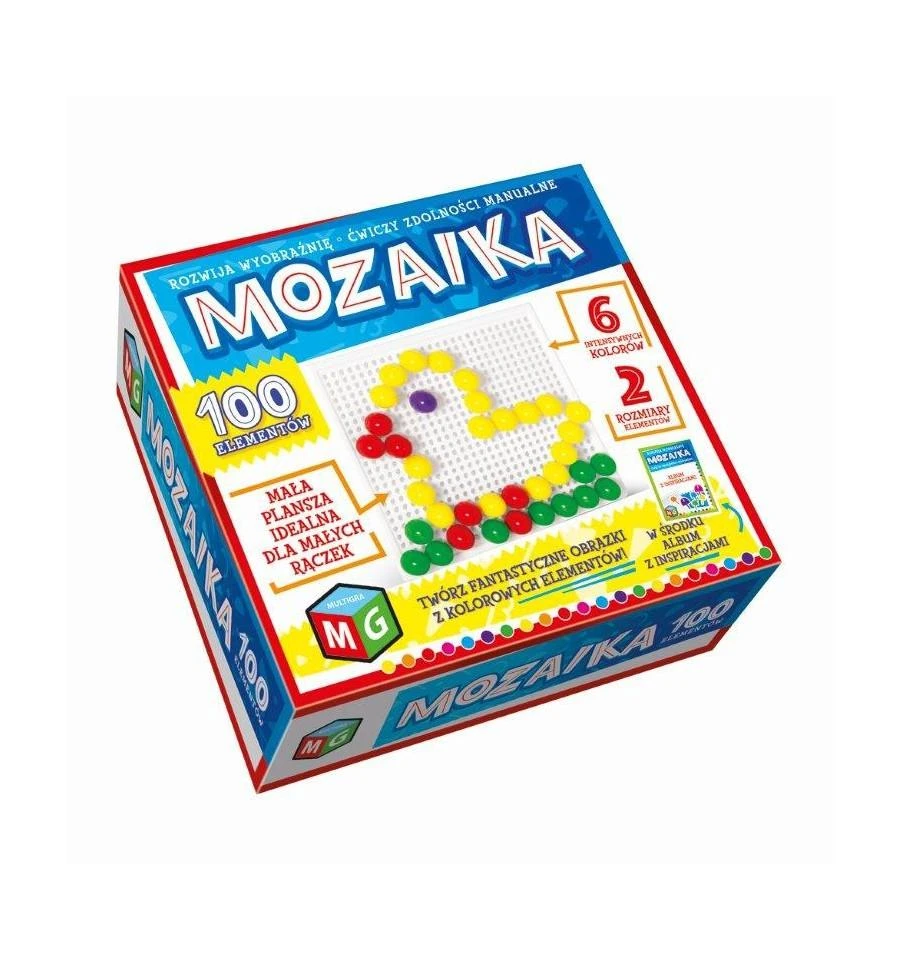 Multigra Kelių žaidimų mozaika iš 100 elementų