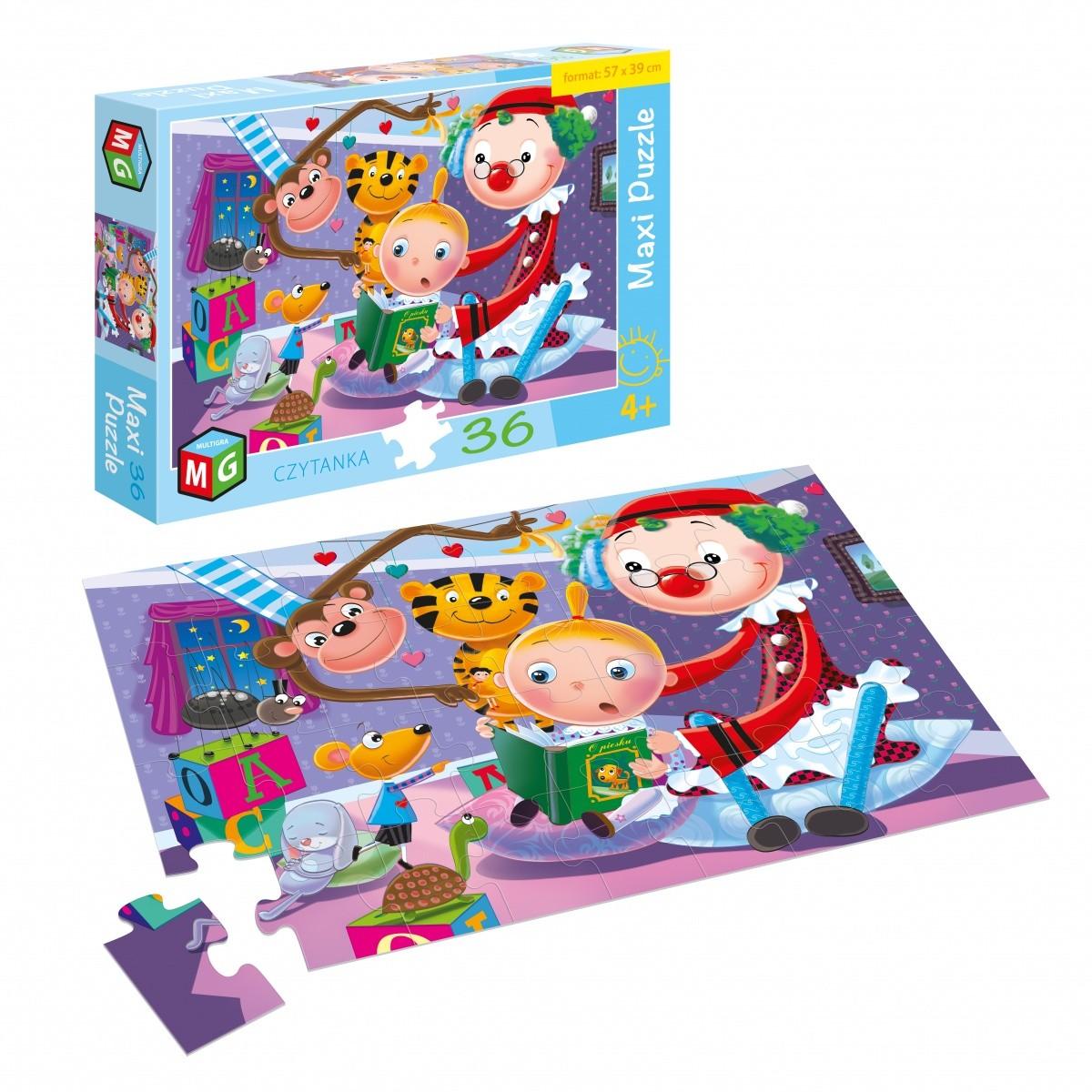 Alexander Dėlionė Maxi puzzle 36 dalių skaitymo tema Multigra