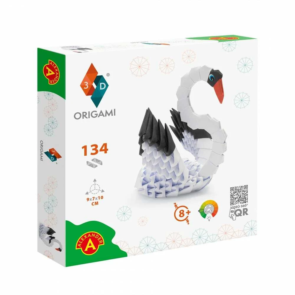 Alexander Aleksandro kūrybinis 3D origami SWAN 2831