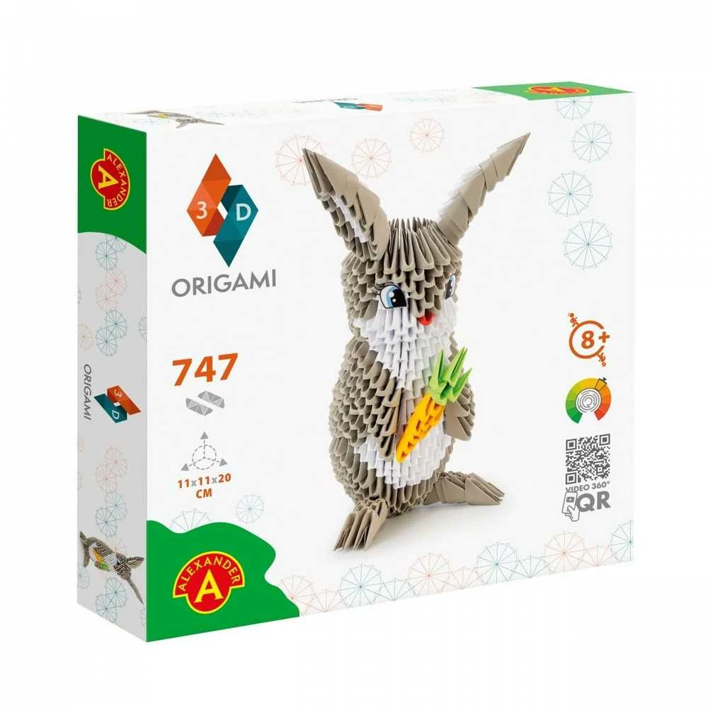 Dėlionė Alexander Aleksandro kūrybinis rinkinys „Origami 3D Rabbit