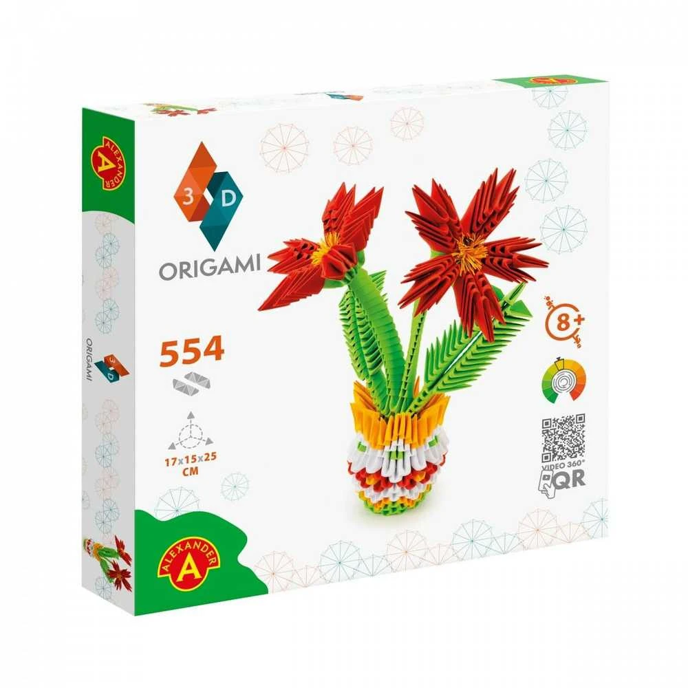 Alexander Origami 3D konstruktorius - Gėlių vazonas