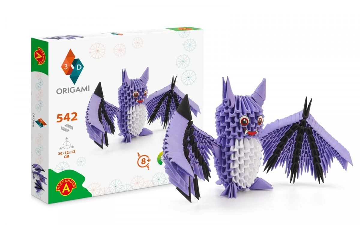 Alexander Origami 3D konstruktorius - Šikšnosparnis