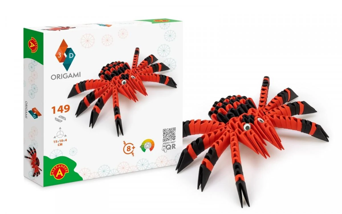 Alexander Aleksandro kūrybinis rinkinys „Origami 3D Spider