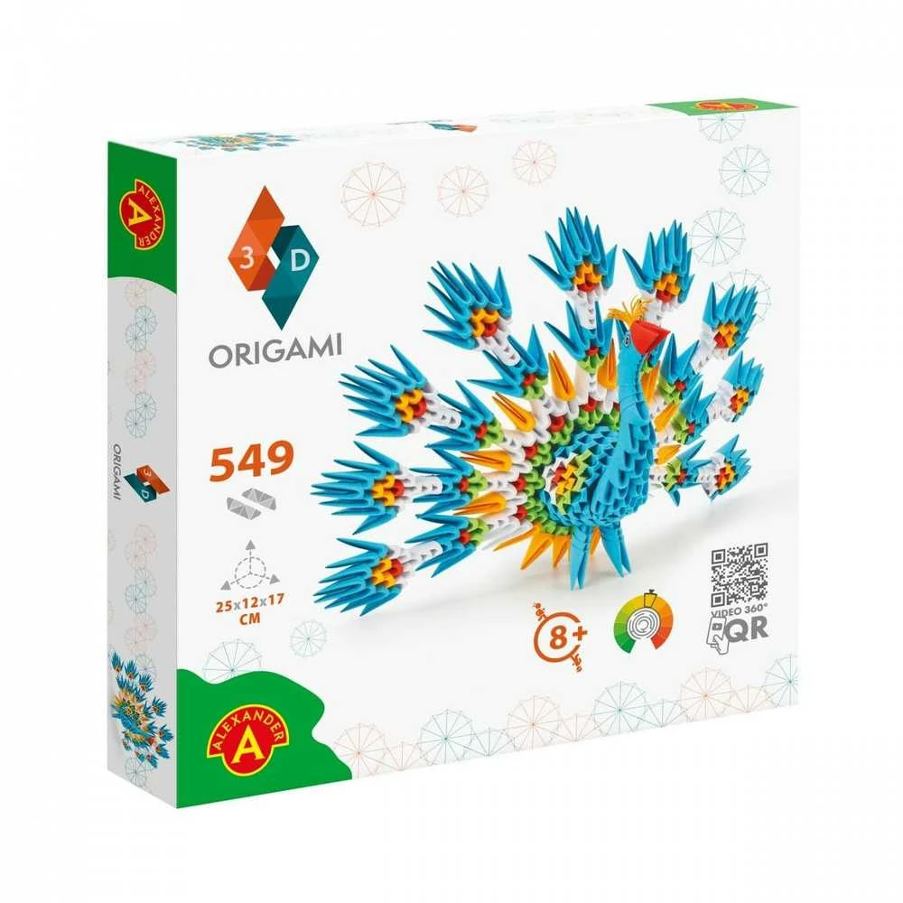 Dėlionė Alexander Origami 3D rankdarbis Povas 2555