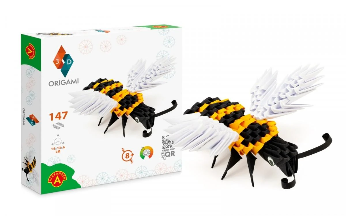 Alexander Aleksandro kūrybinis origami 3d Bee 2347