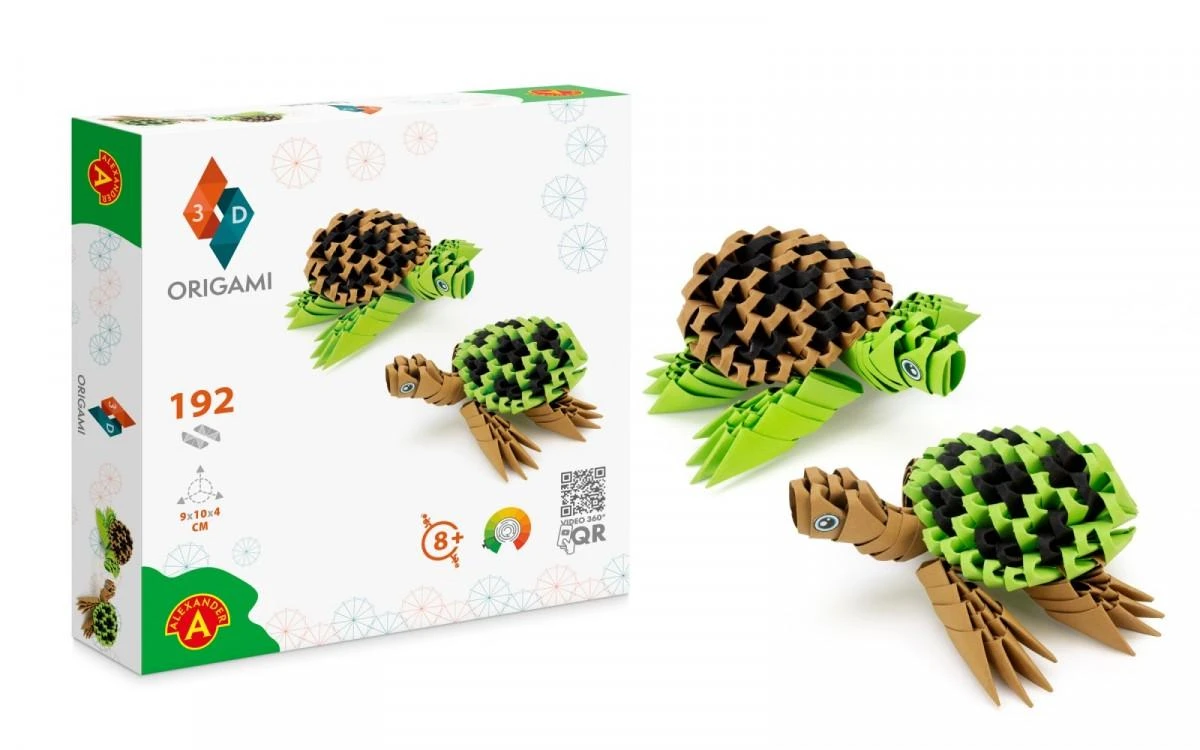 Alexander Aleksandro kūrybinis rinkinys Origami 3D TURTLES 2346