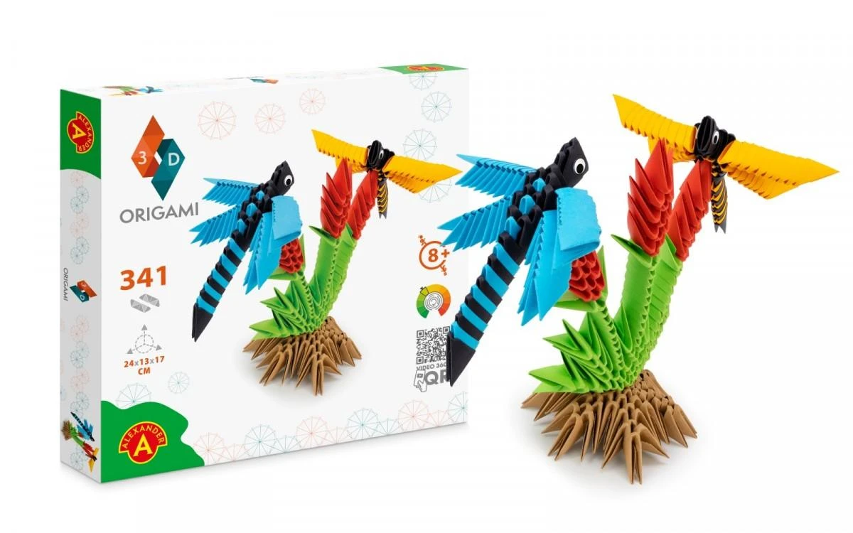 Dėlionė Alexander Origami 3D rankdarbis Laumžirgiai 2350