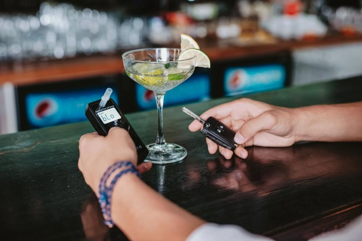 Alkotesteris Bacscan Alkomat F-45 su elektrocheminiu jutikliu