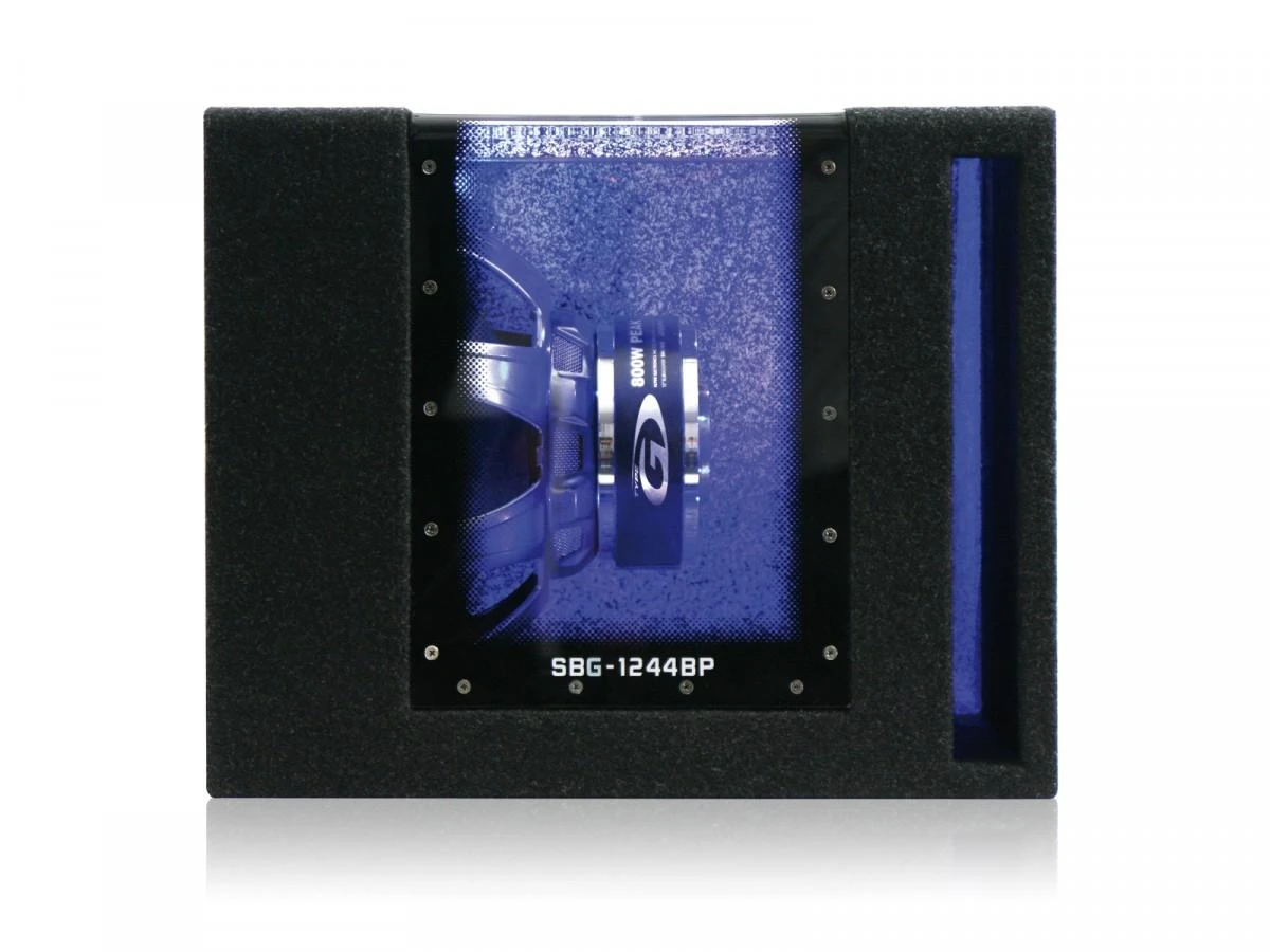 Subwoofer car Alpine SBG-1244BP (juodos spalvos)