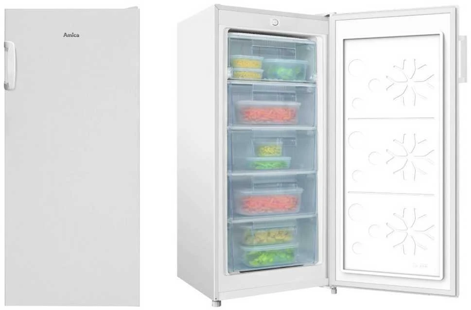 Amica Free-standing šaldiklis FZ206.5(E) E Baltas