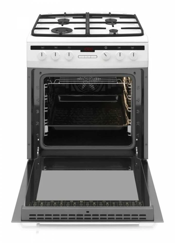 Amica 618GE3.39HZpTaDpNA(W) Atskirai pastatoma viryklė dujinė Baltas A