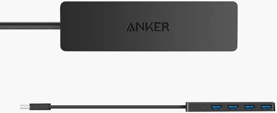 USB šakotuvas ANKER Ultra Slim 4-Port USB 3.0 Data Hub
