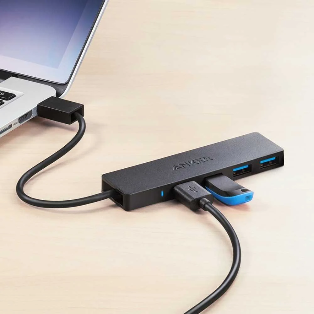 USB šakotuvas ANKER Ultra Slim 4-Port USB 3.0 Data Hub