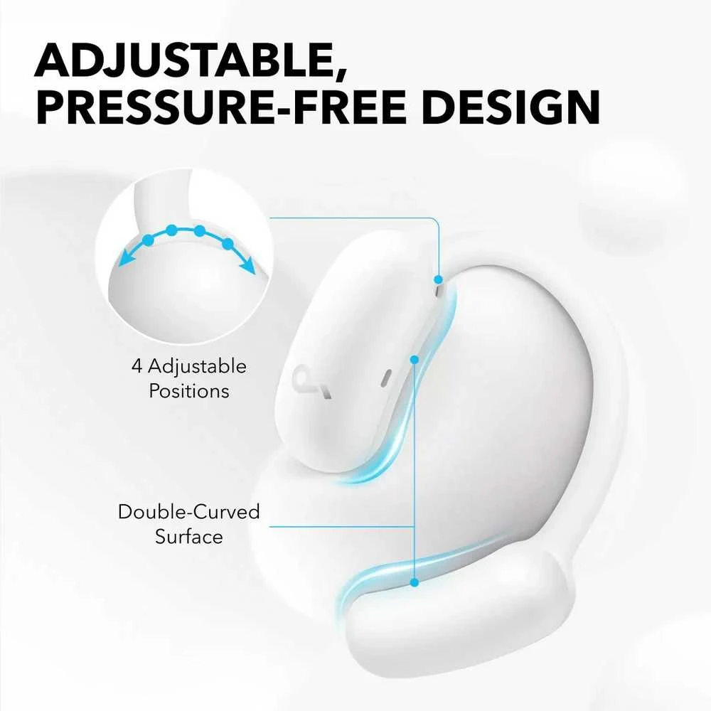 Anker Soundcore Aero Fit 2 reguliavimo schema