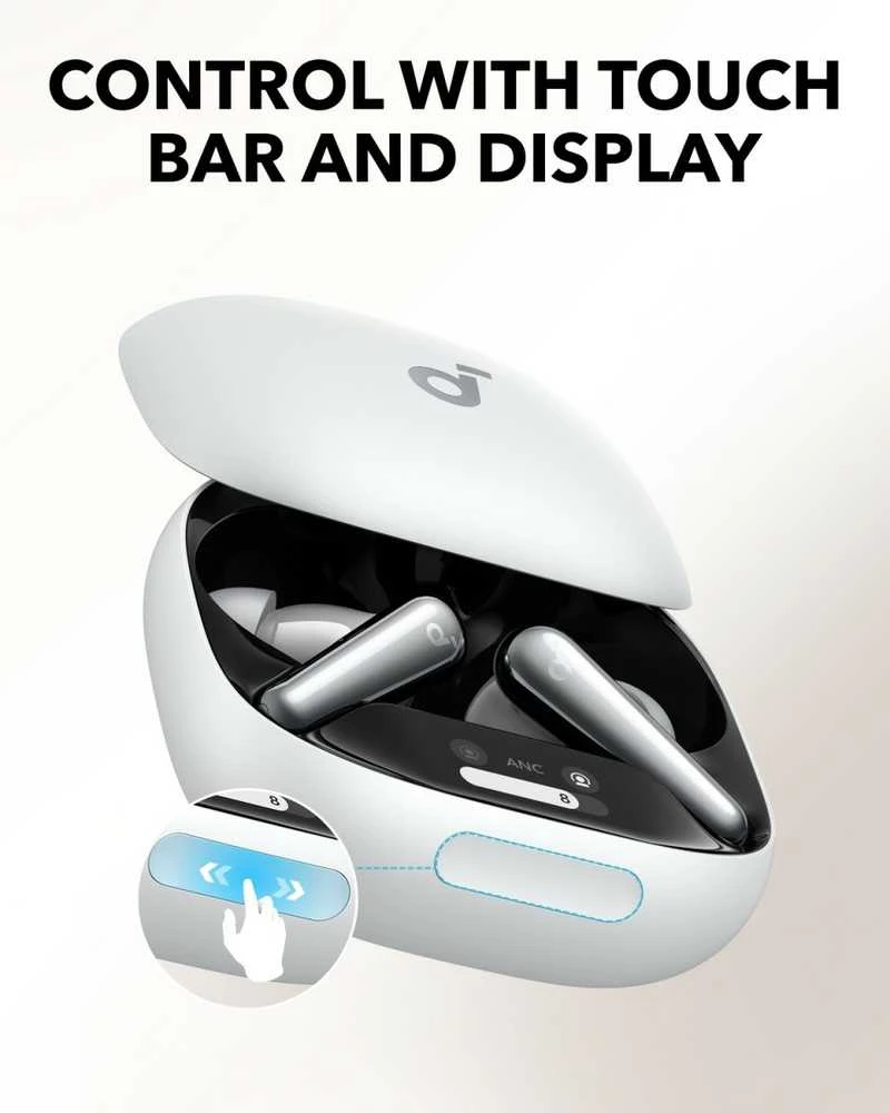 Ausinės Anker Soundcore Liberty 4 Pro, Baltos spalvos